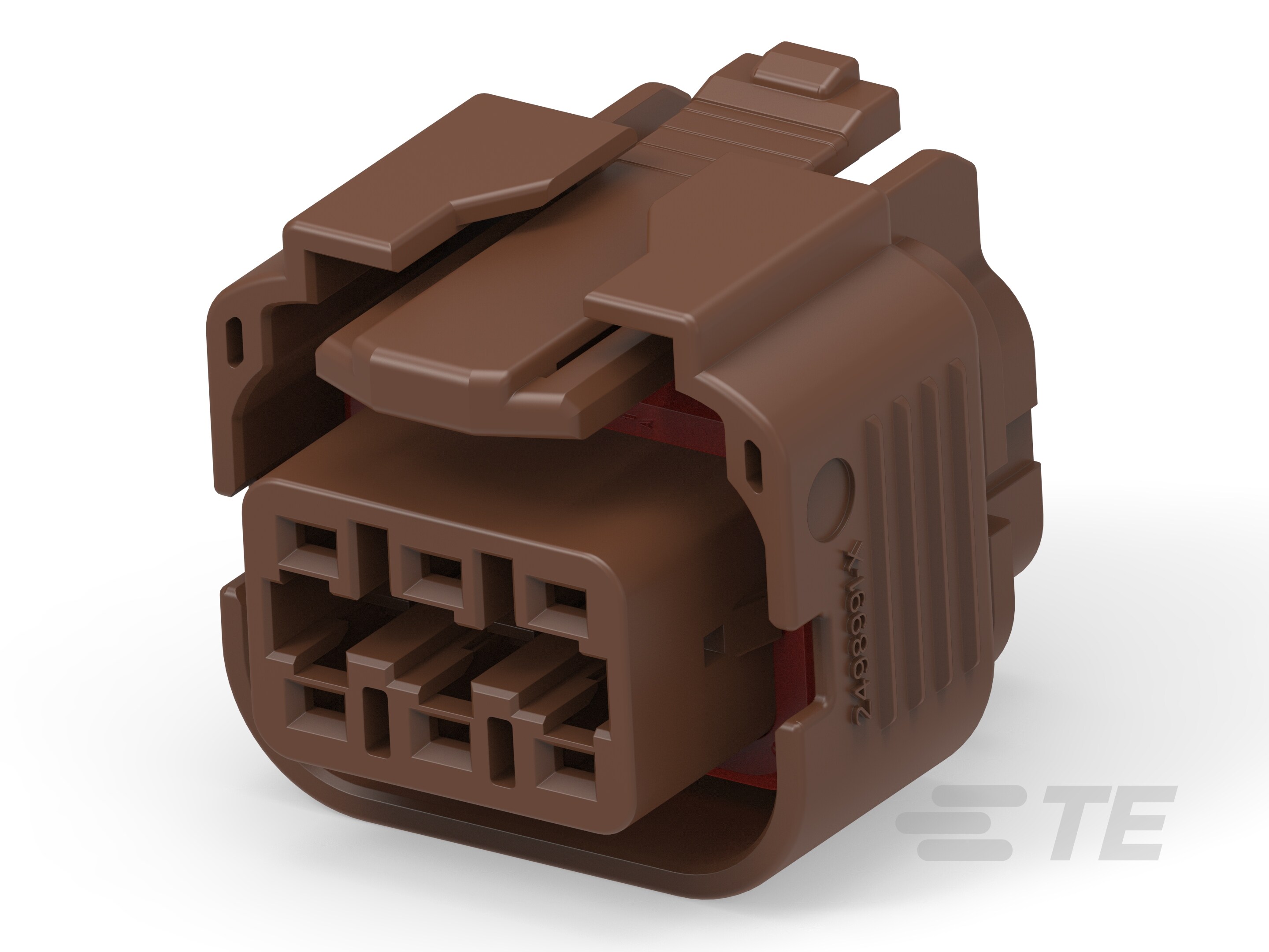 6POS, MCON 1.2, REC HSG ASSY, SLD, COD B  (2471991-2)